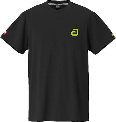 Andro Tischtennisspiel Offiziell vom Japanischen Tischtennisverband zugelassen Unisex Napa Deo Schwarz x Neon Größe 2XL T-Shirt, (JTTA), T-Shirt, Alpha,