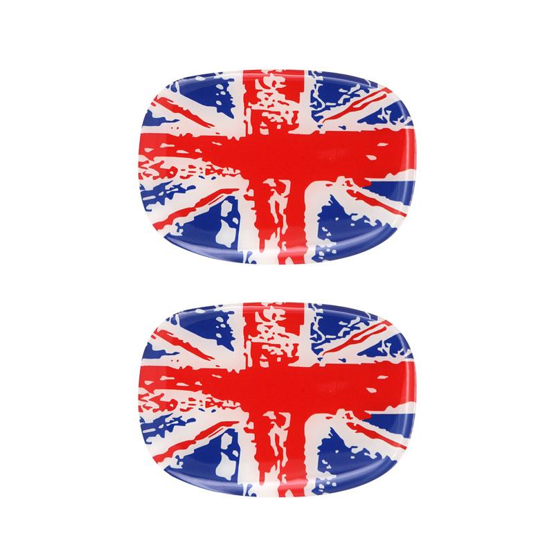 Union Jack Rukojeť opěradla sedadla 3D nálepka Epoxidová dekorativní nálepka Ochranná fólie pro Cooper One F56 Příslušenství