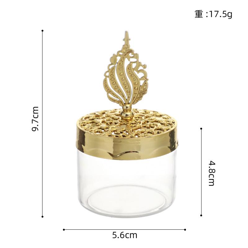 12pcs European Style Creative Wedding Candy Box Engraved Circular Packaging Box Cute Food Box Candy Gift Box Wedding Supplies