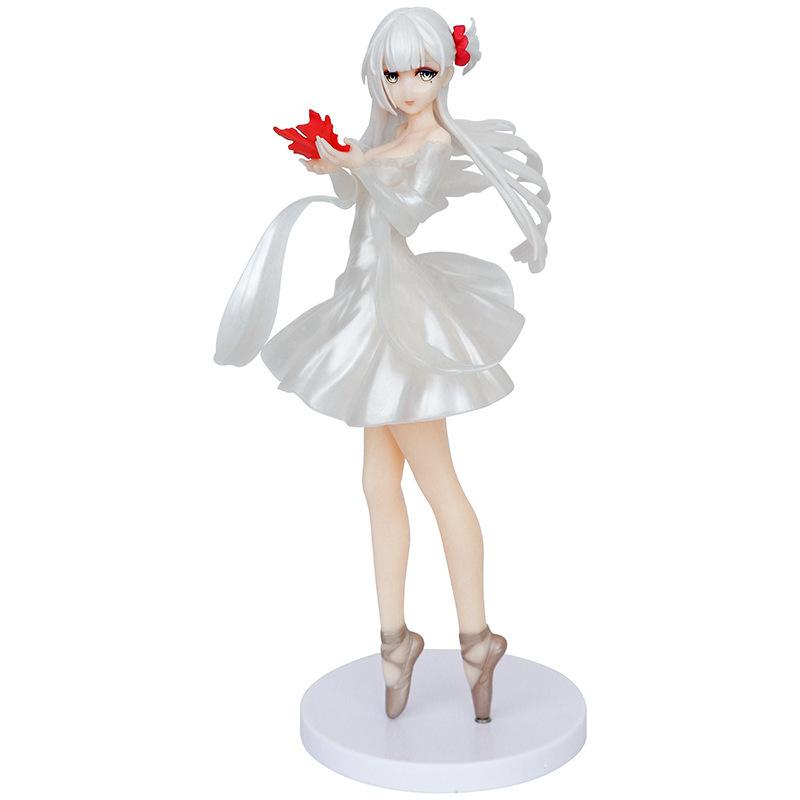 Xianghe blue route figure loose flower dance crane tabletop ornament beautiful woman large-scale two-dimensional animation cross-border gift