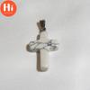 Hi Multi-Specifications Natural Crystal Cross Pendant Christian Jesus Catholic Cross Necklace Unisex Church Christian Crystal Jewelry