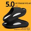 Summer Men Slippers Platform Slip On Open Toe Soft Sole Sandals Outdoor Wear Street Beach Citywalk Casual Slippers Sandalias New