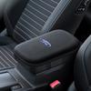 Car Plush Armrest Pad Center Console Cushion Armrest Pad For Ford Mustang Fiesta Focus Ecosport Kuga Edge F150 Ranger KA Sticker