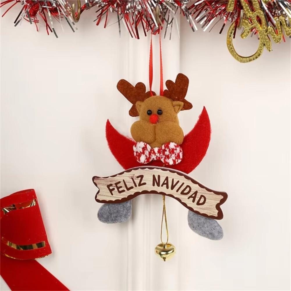 with Metal Bell Christmas Snowman Bell Ornament Christmas Tree Hanging Decoration  Holiday Supplies