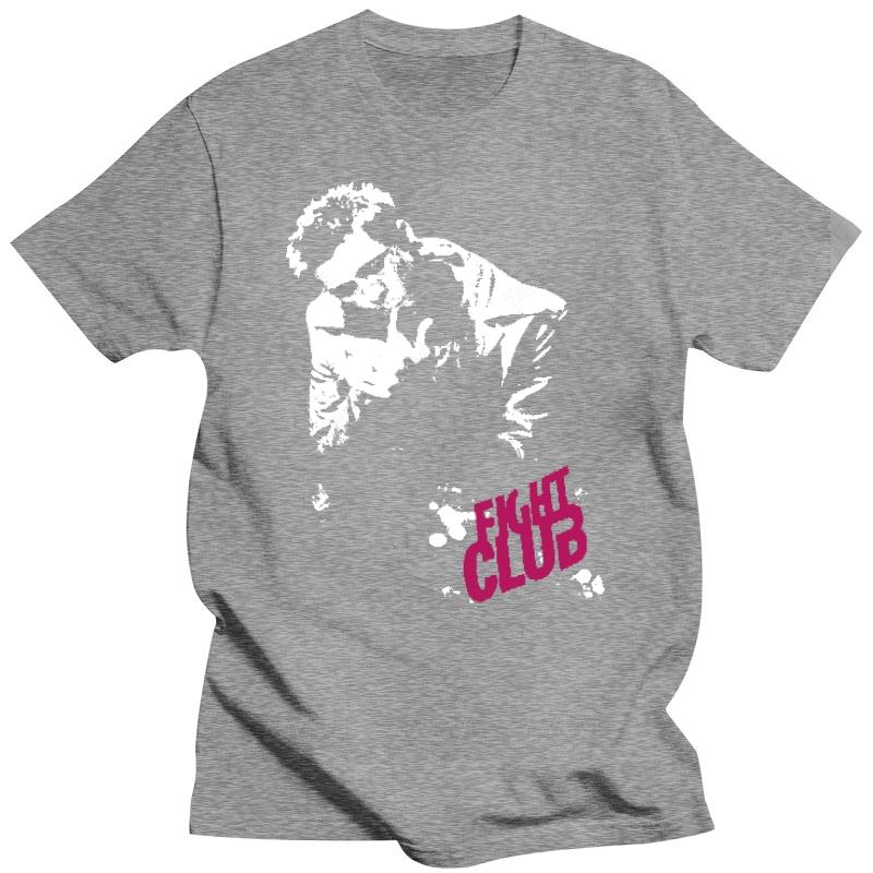 Humor t-shirt vintage style man cotton short sleeve Fight Club Black T Shirt fashion print tshirts male casual top tee-shirt