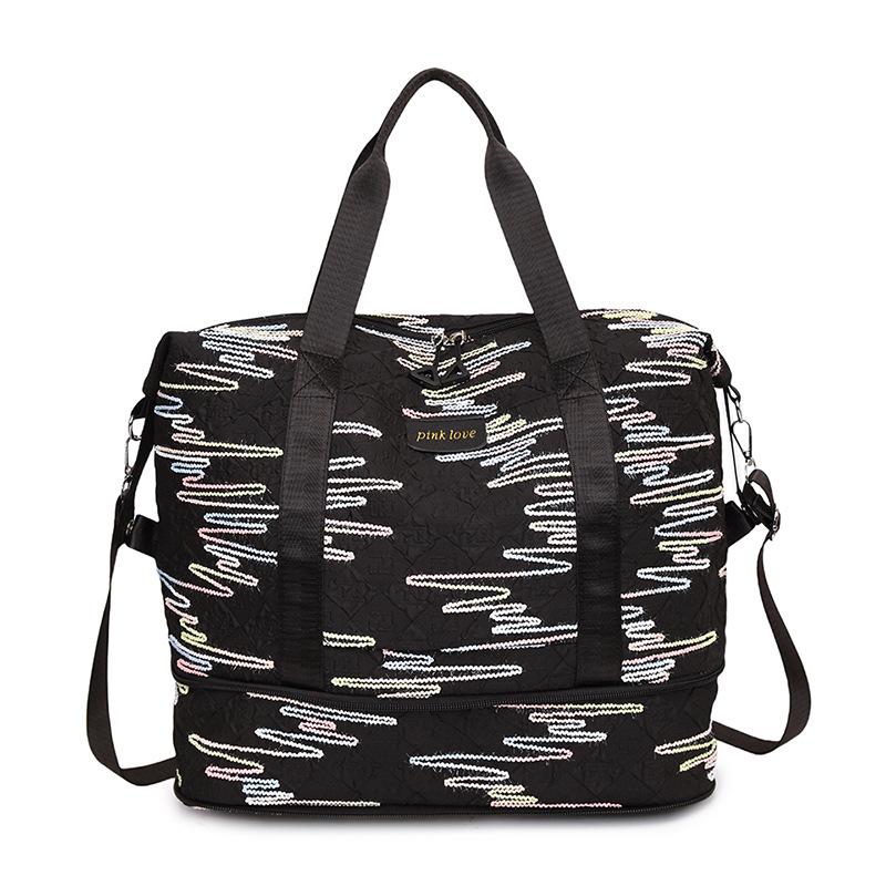 Women's Outdoor Picnic Large Capacity Food Storage Bag for Outdoor Fresh and Expandable Handheld Travel Bag