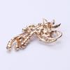 Shining Romantic Wedding Brooch Gift Elegant Faux Pearls Rhinestone Lapel Pin Costume Accessories