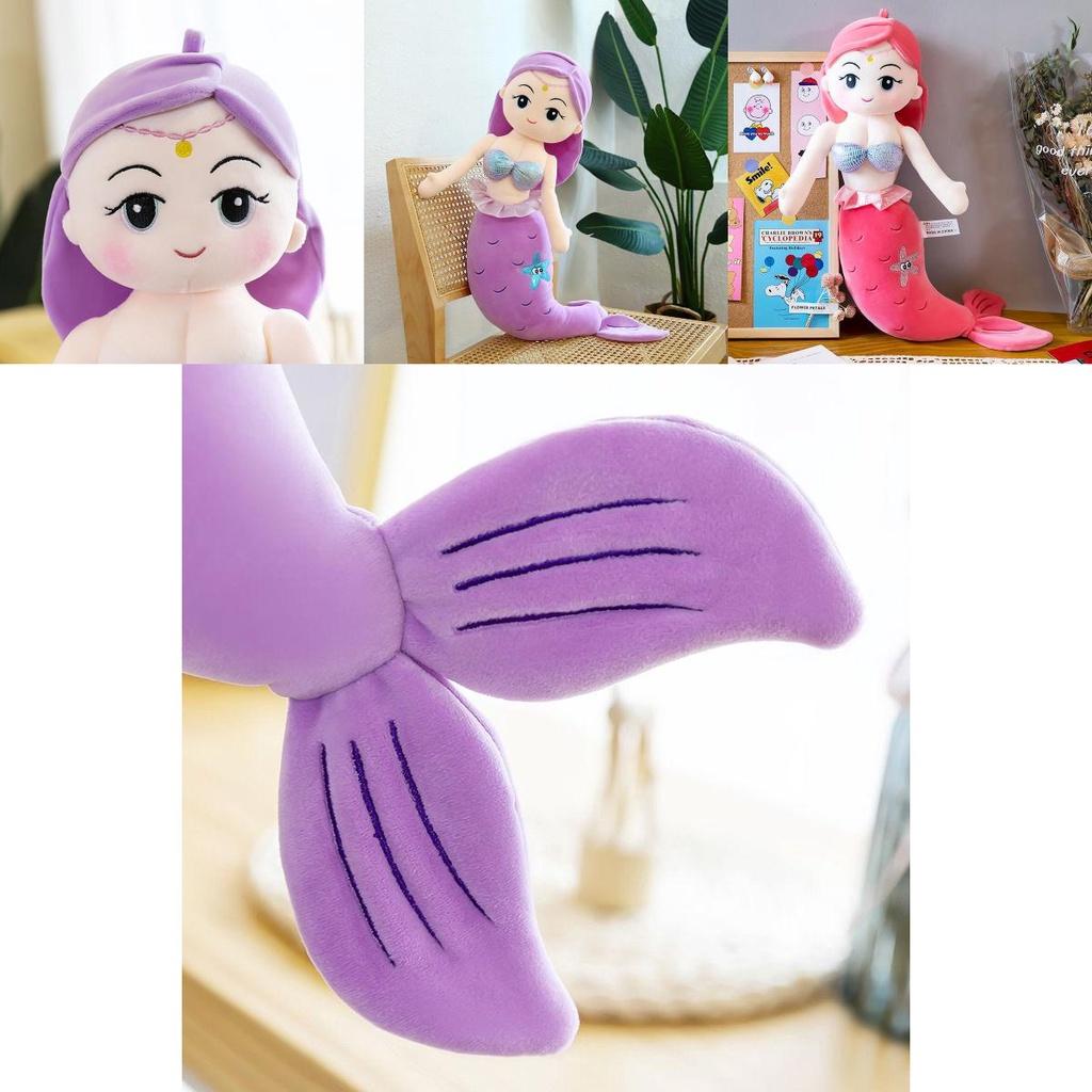 Kawaii Mermaid Stuffed Toy Super Soft And Cuddly Plush Doll For Girls Gifts