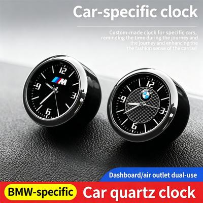 For BMW M X1 X3 Car Interior Parts Mini Clock Watch Auto Electronic Quartz Watch For BMW 5Series 3Series X5 1Series X3 Series X6 X1 M3 Z4 GT X3 Sdfh2