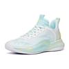 Anta Light Cavalry 6 Anti-Slip Wear-Resistant Low-Top Basketball Shoes White Blue Green Sneakers 112121605-7