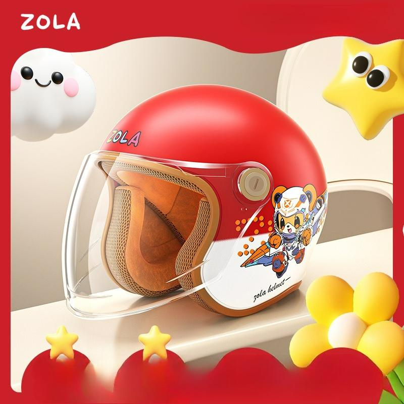 Children s Helmet Electric Car Boys and Girls Universal 3/4 Helmet Helmet Autumn and Winter Warm