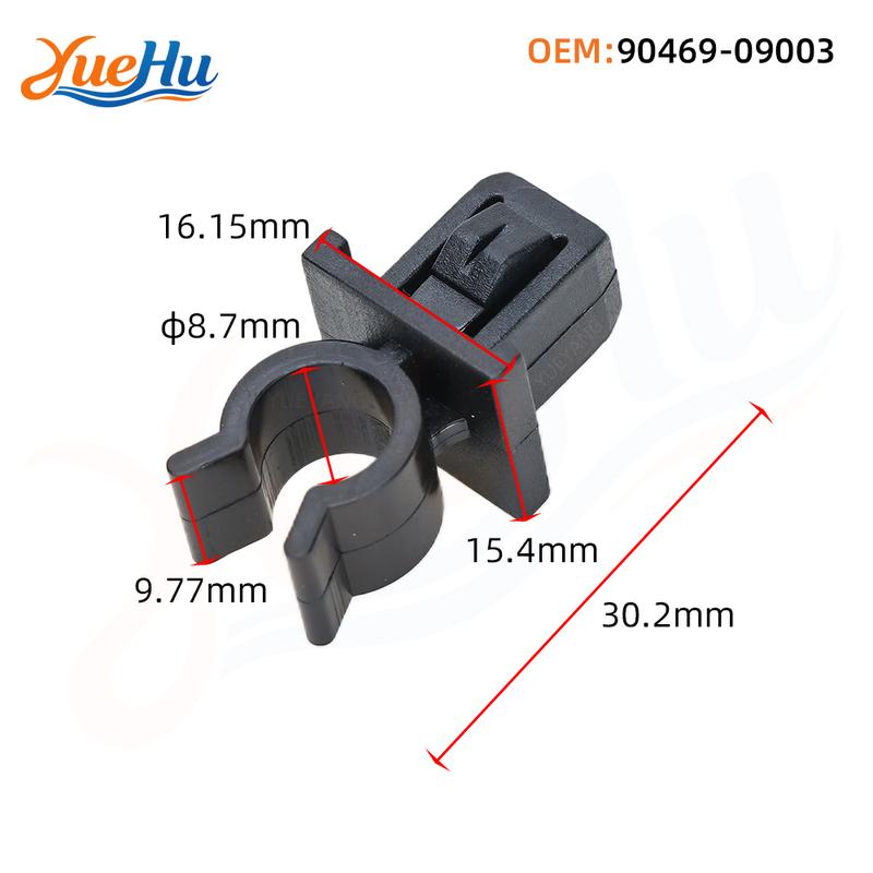 90469-09003 fits for Toyota Land Cruiser Nissan Altima GT-R 350Z engine hood prop rod holder clip 65722-CD000