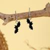 1 Pair Halloween Earrings Bat Ghost Hand Spider Pumpkin Ghost Black Cat Shape Drop Earrings Jewelry Accessories