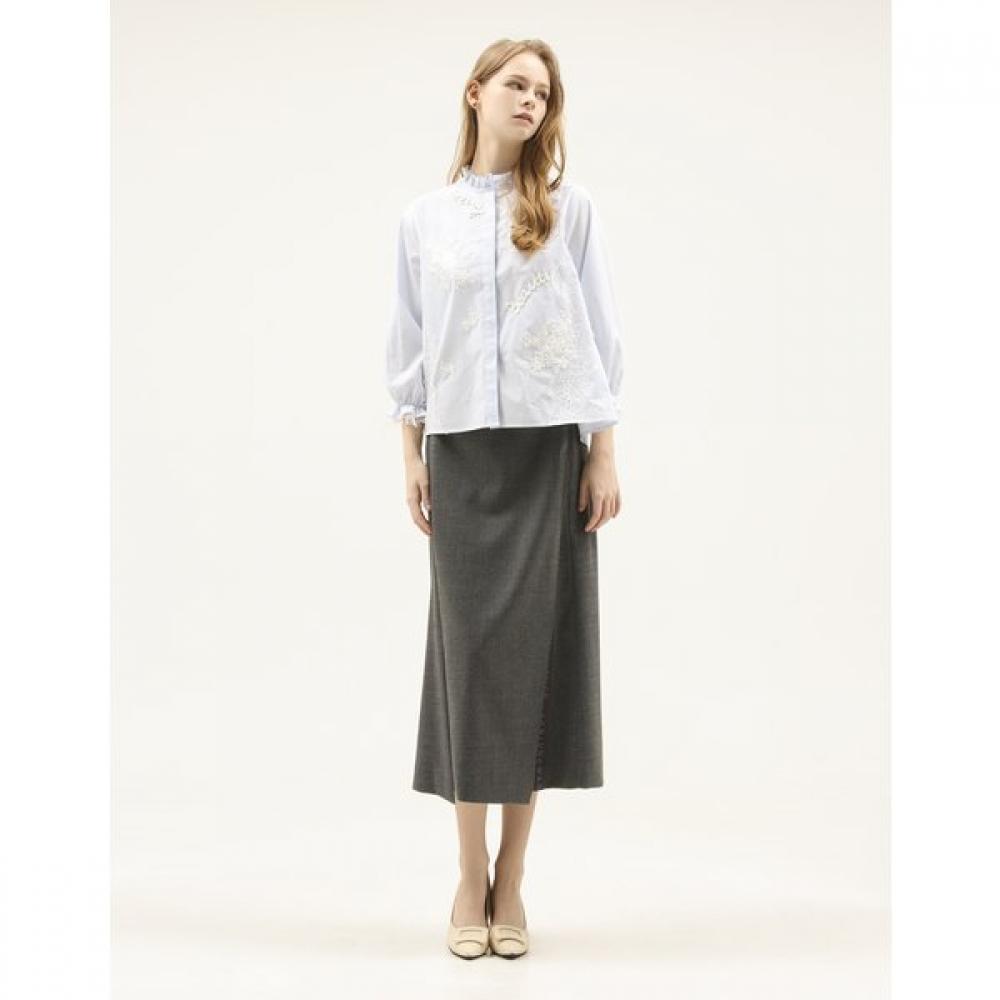SON JUNG WAN Slit Skirt Zsk6161020