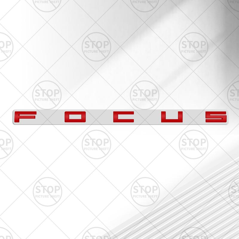AJJ1 Car Sticker For Ford Focus Logo MK2 MK3 MK4 ST Line Hybrid 3D Decal Body Decoration Badge Rear Trunk Emblem Decor Accessories