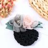 Flight Attendant Nurses Hair Accessories Women Hairpin Korean Style Headdress Flower Bun Net Snood