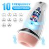 Powerful Male Automatic Masturbation Device Voice Interaction 3D Realistic Vagina Oral Sex Device 10 Frequency Vibration Penis Exerciser Sex Tool