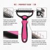2025 Latest Model Pet Grooming Tools - 2 Sided Undercoat Rake For Dogs And Cats