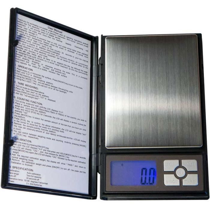 Balance de Précision - POPSPO - XL - 0,1g - 2kg - Tare disponible