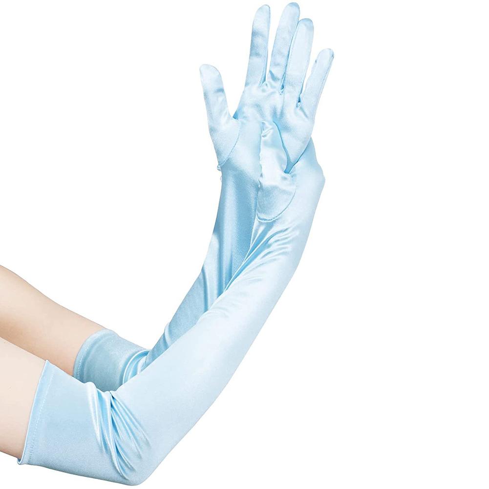 Comfortable Fit Evening Gloves Satin Gloves Elegant Design