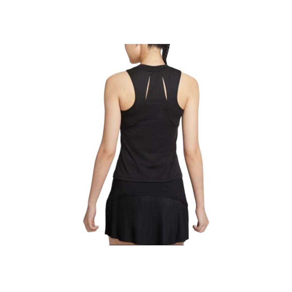Nike Court Advantage Solid Color Quick-Dry Sleeveless Tennis Top Women Tops Black FD5674-010