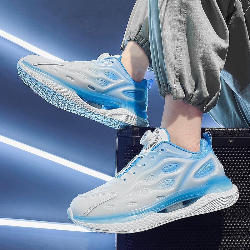 

New shoes men s cold sticky rotating buckle fashion casual sports shoes summer popular mesh breathable tide running men s shoes 39