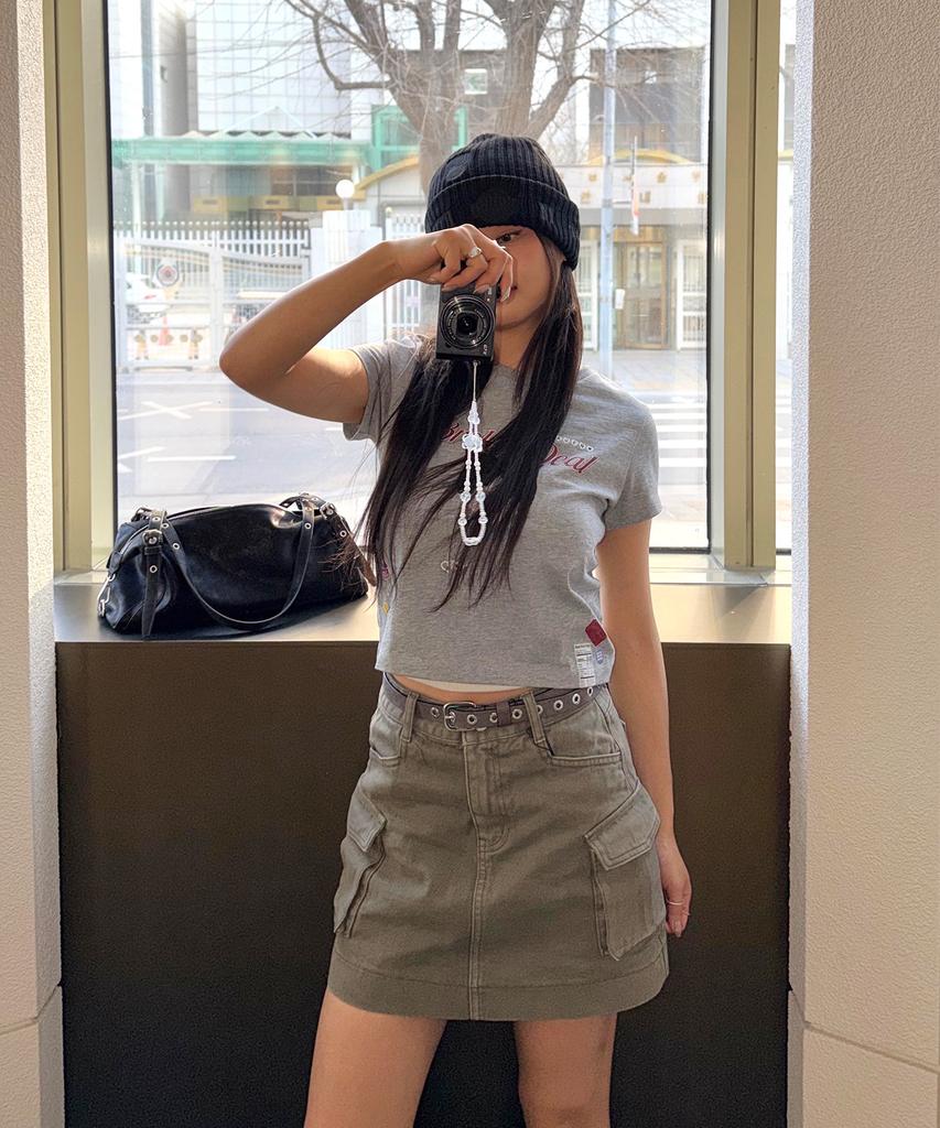 MIXXO Sticker Short Sleeve T-Shirt_Miwhwg308A