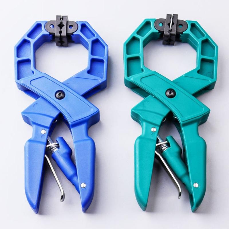 Long Lasting Fast Release Clamp for Woodworking and Metalworking with Reinforced Nylon Fiber Build and 180 Degree Adjustable Angle