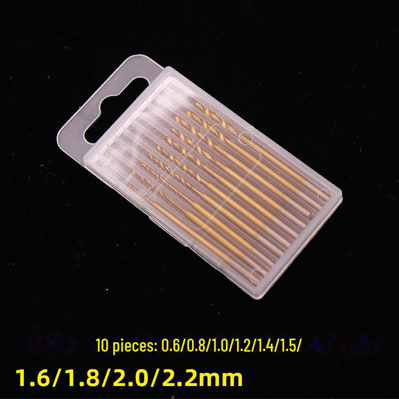 2.35mm Titanium-Plated Twist Drill Bit for Gold & Silver Jewelry and Amber Punching
