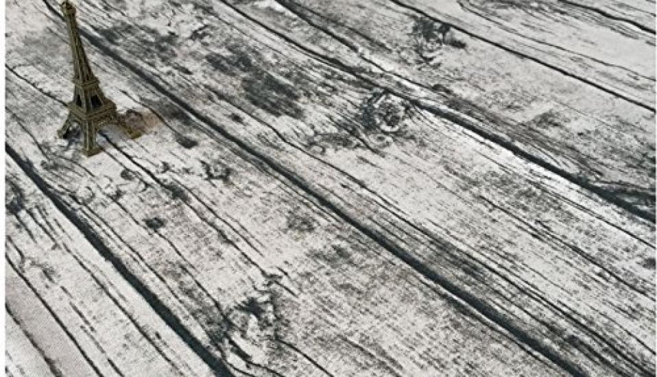 Walgrau Holzmaserung Baumwolle Leinen Vielseitig Anpassbar Breit x 200cm Kasten, (Antiker Stil) Stoff, Tischdecke, Vorhang, Kissen, Handgemacht, (150 cm