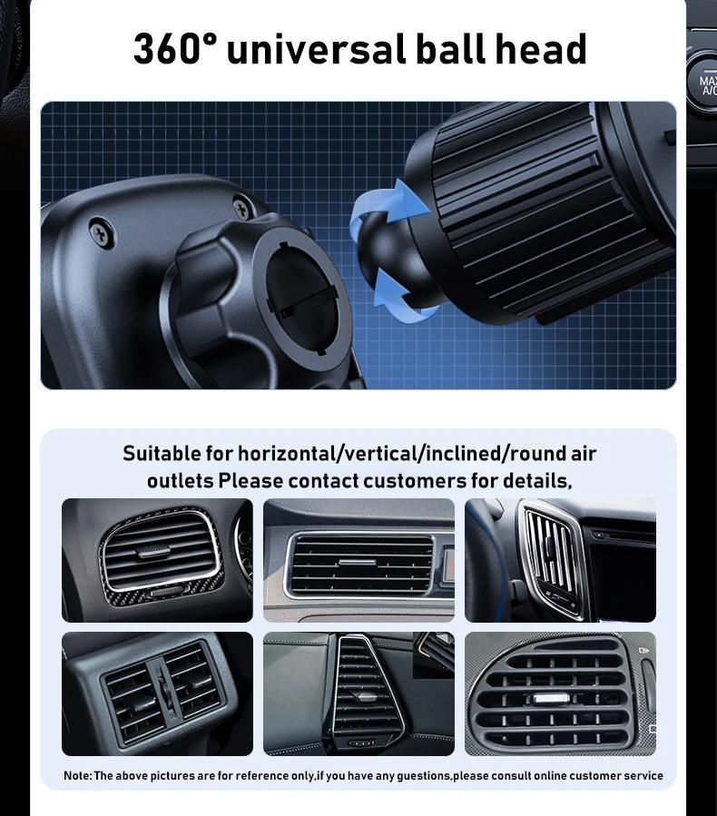 Universal Gravity Car Phone Holder Mount Car Bracket Smartphone Mobile Stand Cell GPS Support In Car For iPhone Xiaomi Samsung