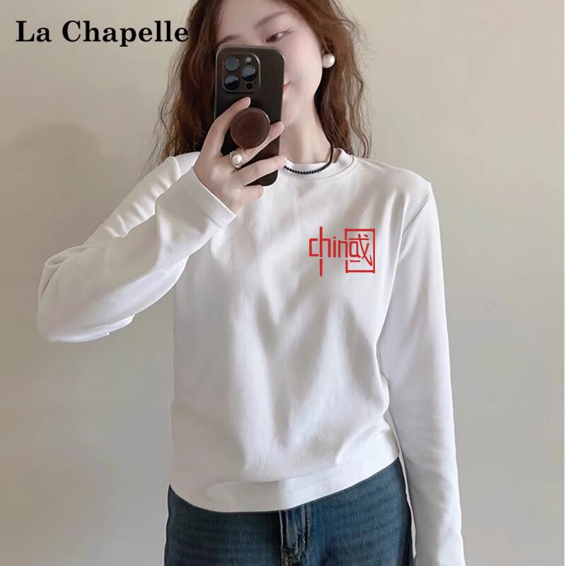 La Chapelle Women s Long Sleeve Printed T-Shirt S