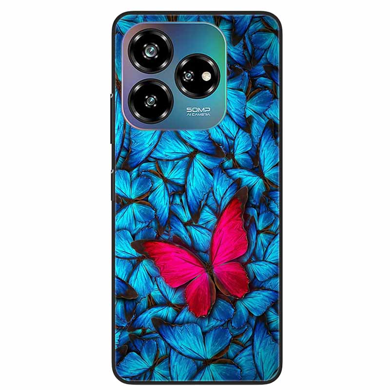 For ZTE Blade V60 Design 4G Case Soft TPU Silicone Back Cover for ZTE Blade V60 Vita / Nubia V60 Design Phone Cases Black Shells