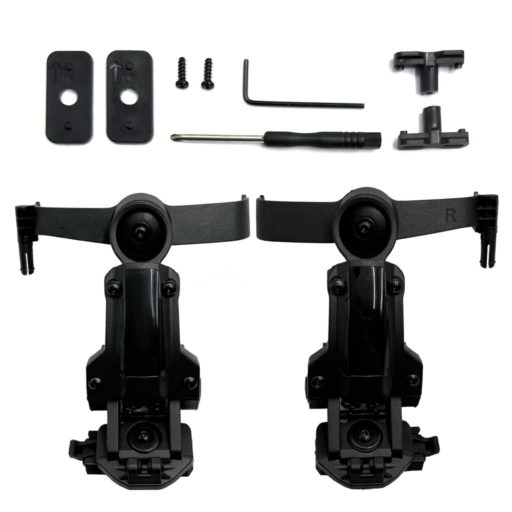 Tactical Helmet Rail Adapter for PELTOR ComTac Airsoft Shooting Accessories Headset Mount Fit Ops Core ARC Team Wendy MLOK Rail
