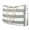 Large Coastal Tote Bag Waterproof Women's Beach Lightweight Rope Handle Carryall for Families,