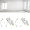 2pcs Silent Sliding Door Pulley Easy Installation Cabinet Roller Pulley Door Roller Wheels  Bathroom