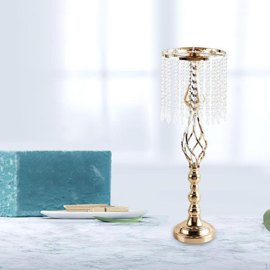 Halter Kerzenständer Tafelaufsatz Figur Metall Säulenkerze Blumenvase Ständer für Jubiläumsfeier