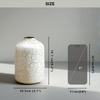 White Metal Vase for Home & Office Decor | flower Vase for Living Room, Dining Table & Corner Decor | Elegant Home Decoration Item