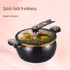 Enamel Ceramic Crystal Micro-Pressure Soup Pot, 7L Multi-functional Pot for Quick Freshness, Braising, and Stewing.