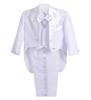 Dressy Daisy Baby Boys Formal Long Perfect for School Entrance Baby Shrine and Size 9 White Suit, Sleeve, 5-Piece Set, Ceremonies, Weddings, Showers,