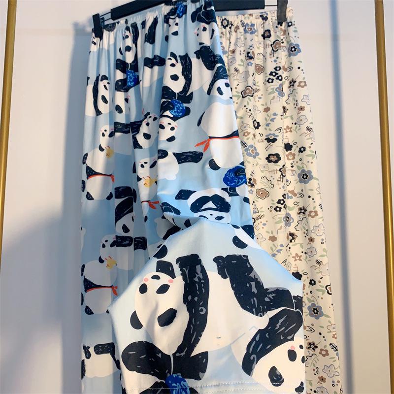 Women's Loose Cartoon Pajama Pants - Spring/Autumn Korean Style for Home or Outdoor Wear