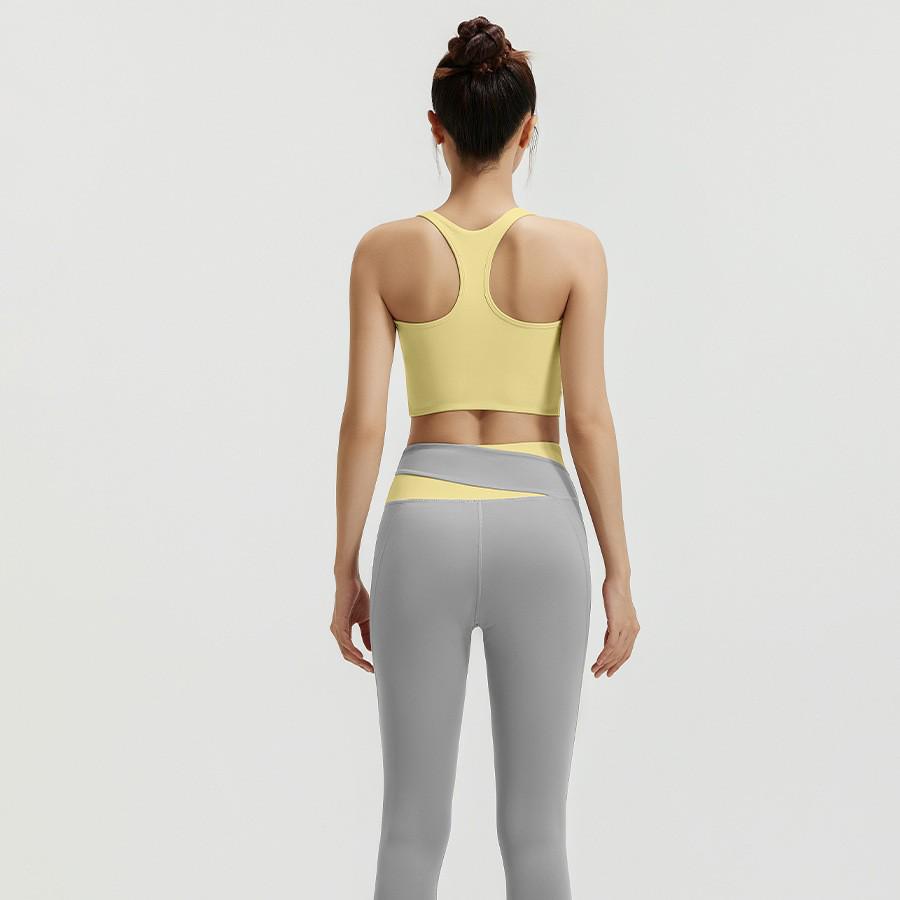 Women's Seamless Nude Feel Yoga & Running Two-Piece Set