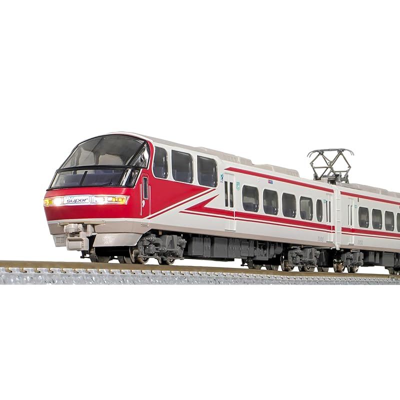 

green max N gauge Meitetsu 1000 series Panorama super all special cars Basic 4-car formation set powered 31942 model railway train