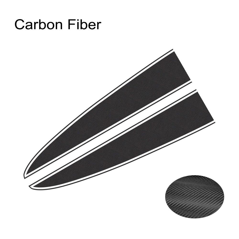2PCS Car Hood Bonnet Stickers For Fiat 500 Abarth 595 Tuning Accessories Vinyl Film Decals Auto DIY Stripes Styling Decoration