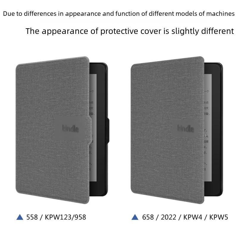 Kindle 2024 Schutzhülle - Jugendversion für Paperwhite 543, 558 - Leinenlederhülle