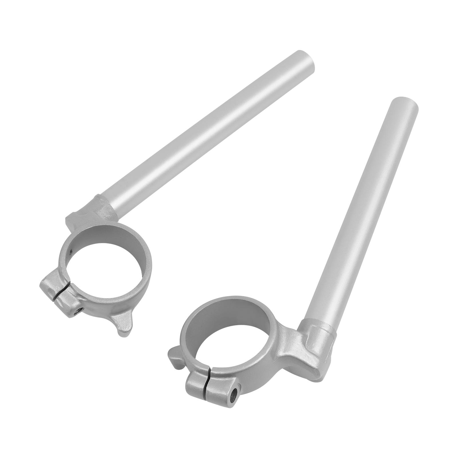 

Для SUZUKI GSX-R GSXR 1000 GSXR1000 2005-2008 K5 K6 K7 K8 49 мм вилка труба клип-он рули клип-он ручки руля серебряный