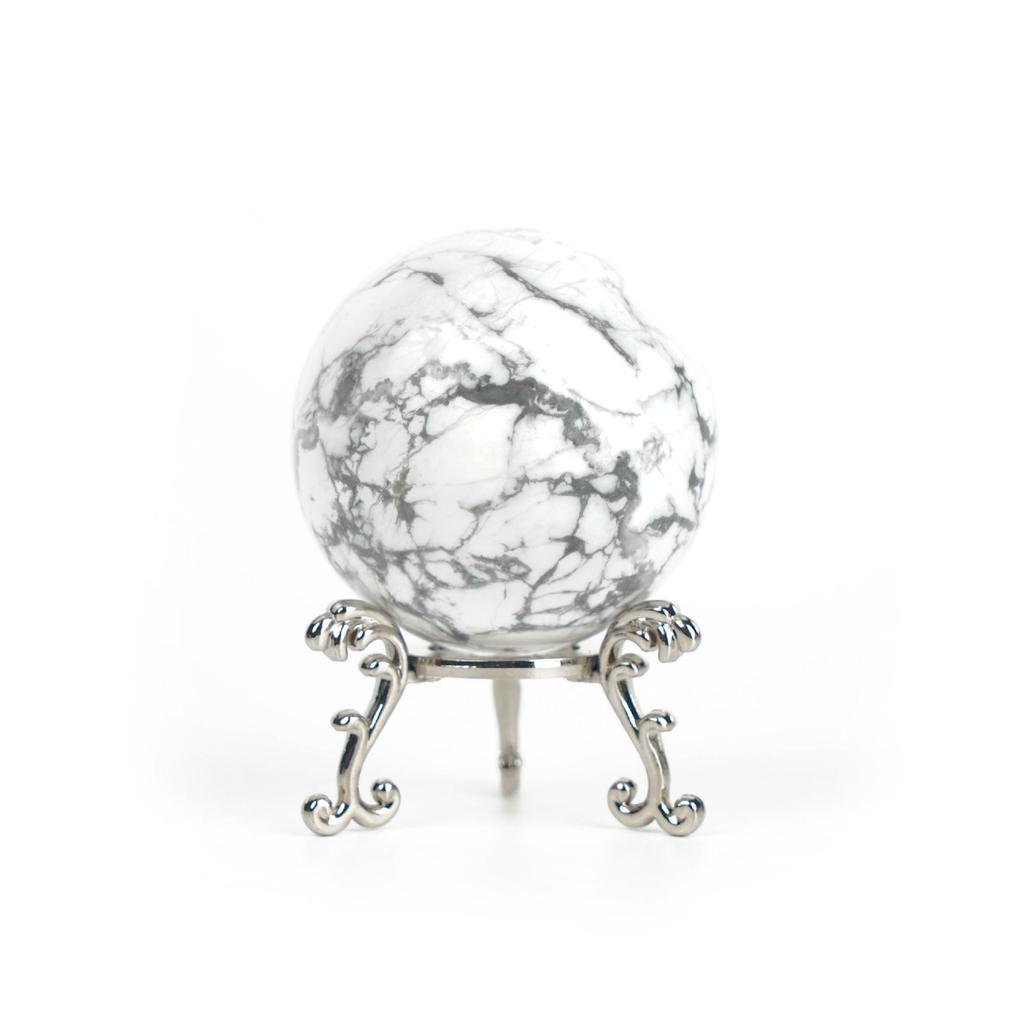 Cross-border Natural Crystal Ball with Multi-Gem Raw Stone Polished for Home Office Feng Shui Decor.