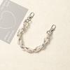Mobile Phone Rope Silver High End Case Hanging Wrist Strap Premium Pearl Chain Metal