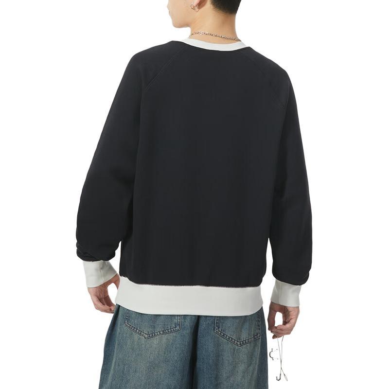 Nike Sweatshirts Men's Black Crew Neck Moderate Regular FV5379-010