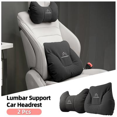Car Accessories Headrest Lumbar Support Seat Neck Pillow For C4 C3 C5 C1 C2 Berlingo Celysee Cactus Picasso Aircross Sax